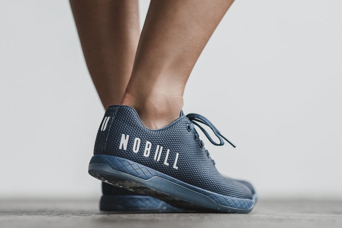 Nobull Superfabric Women's Trainers Navy | Australia (LT9816)